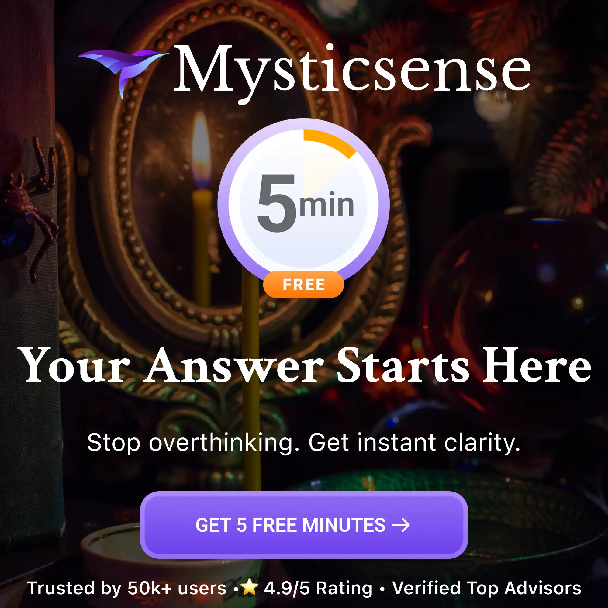 Get 5 Min Free Psychic Reading